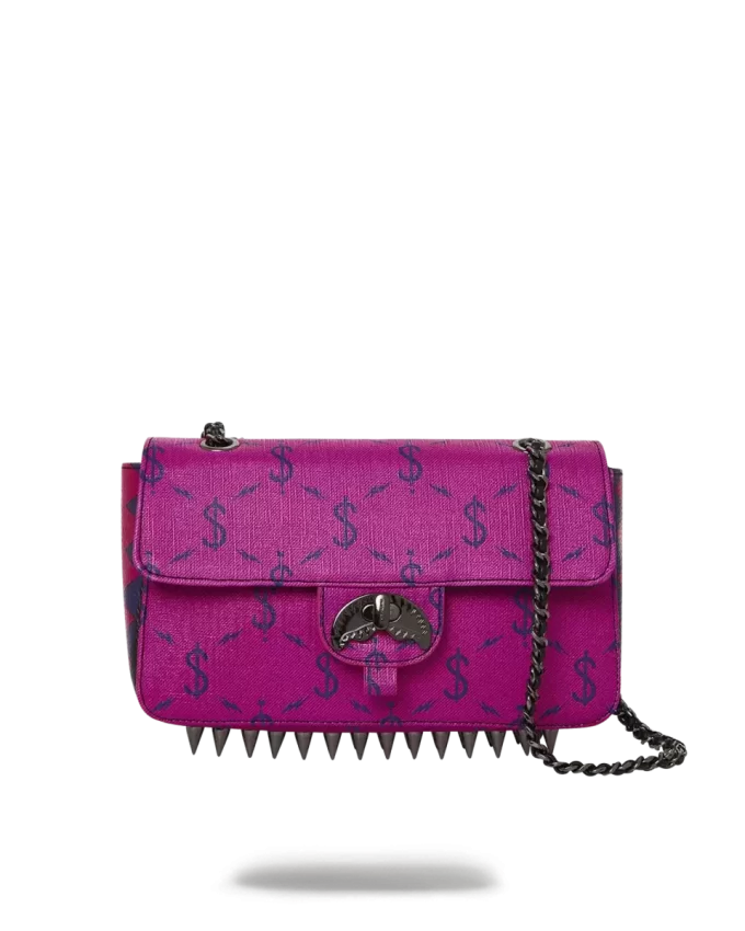 BORSA A MANO CON CATENA DORATA E SQUALO NAPDRAGON BORSA A MANO CON CATENA DORATA E SQUALO NAPDRAGON