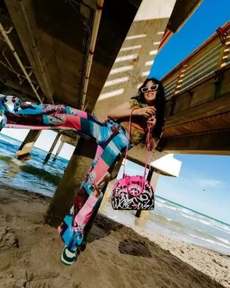 BORSA A MANO VICE DRIP SEASIDE