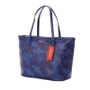 BORSA A QUADRI DI SQUALO (BLU)