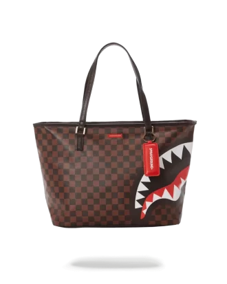 BORSA A QUADRI IN CAMOUFLAGE