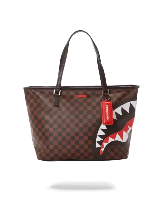 BORSA A QUADRI IN CAMOUFLAGE