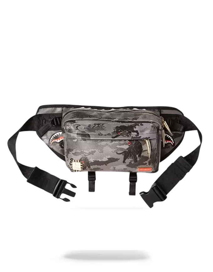BORSA A TRACOLLA BLACK PANTHERA CAMO