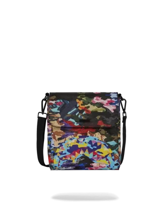 BORSA A TRACOLLA MESSENGER MIMETICA A FETTE E DADINI
