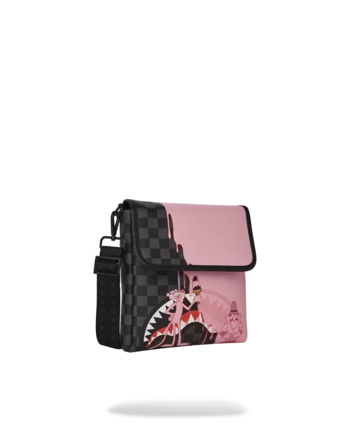 BORSA A TRACOLLA ROSA PITTORE PANTERA ROSA BORSA A TRACOLLA ROSA PITTORE PANTERA ROSA