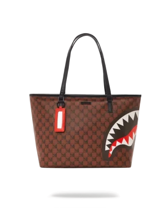BORSA CON SQUALI E TESCHI