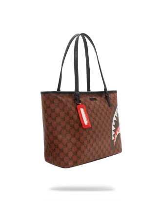 BORSA CON SQUALI E TESCHI