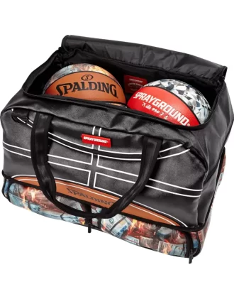 BORSA DA SNEAKER SPALDING X SPRAYGROUND FIRE MONEY