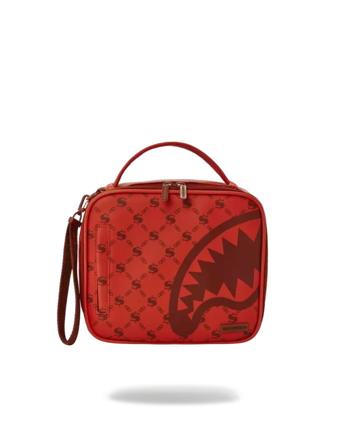 BORSA PER SNACK A FORMA DI MATTONI CON MOTIVO DI SOLDI, ANCHE NOTA COME BORSA PER SOLDI BORSA PER SNACK A FORMA DI MATTONI CON MOTIVO DI SOLDI, ANCHE NOTA COME BORSA PER SOLDI