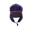 CAPPELLO DA AVIATORE IN PELLICCIA VIOLA 3M NERO