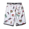 COSTUME DA BAGNO CORTO ALL-IN PATCH (BIANCO)