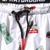 COSTUME DA BAGNO CORTO ALL-IN PATCH (BIANCO)