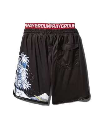 COSTUME DA BAGNO JAPAN WAVE PER BAMBINI (NERO)