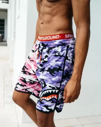 COSTUME DA BAGNO SPLIT CAMO CORTO