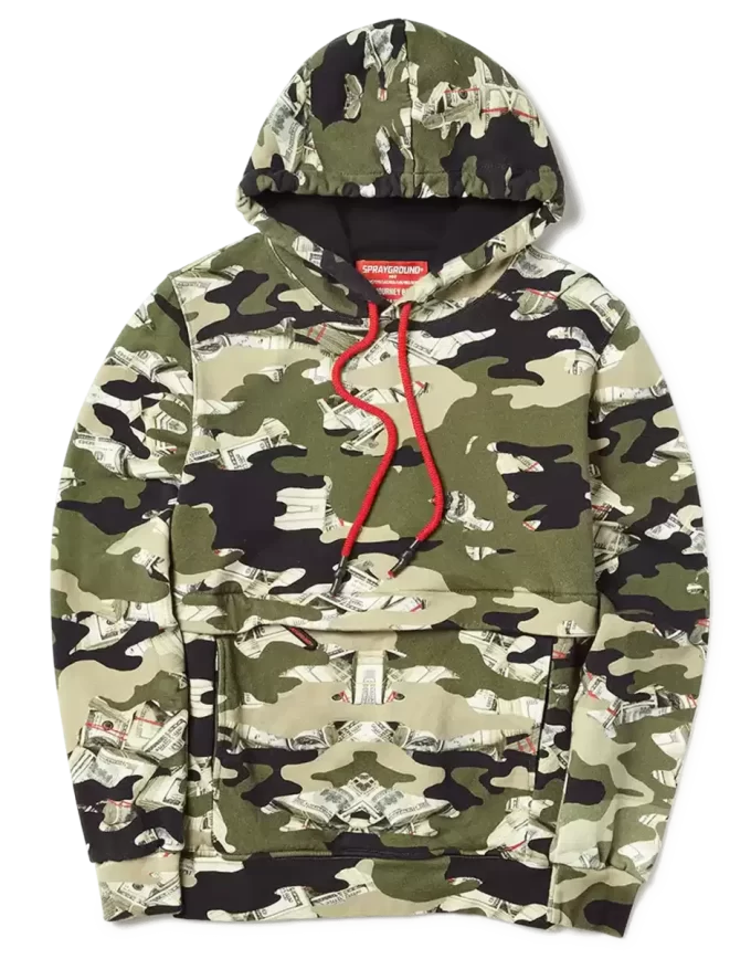 FELPA CON CAPPUCCIO Camo Money FELPA CON CAPPUCCIO Camo Money