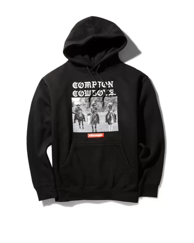 FELPA CON CAPPUCCIO COMPTON COWBOYS CITY RIDERS