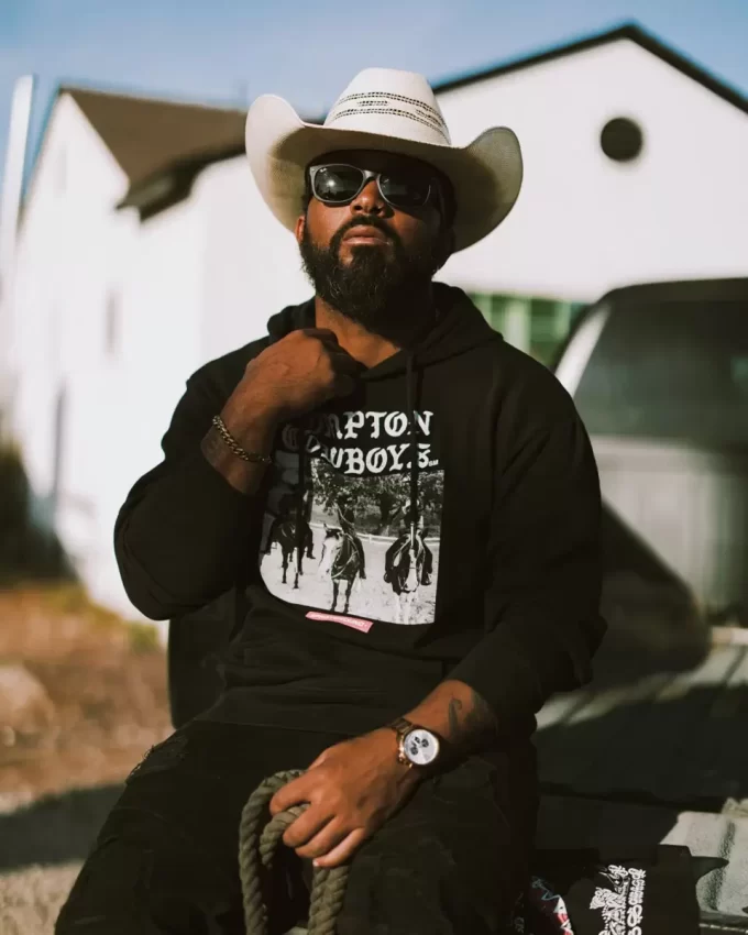 FELPA CON CAPPUCCIO COMPTON COWBOYS CITY RIDERS