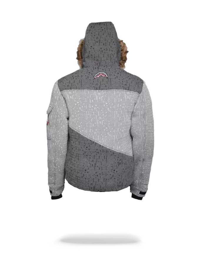 GIACCA CHOPPER IN MAGLIA A RIGHE GIAPPONESI GIACCA CHOPPER IN MAGLIA A RIGHE GIAPPONESI