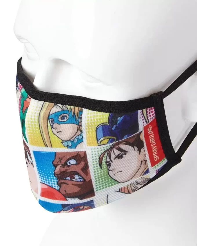 GIOCATORE DI STREET FIGHTER ADULTO SELEZIONA LA COPERTURA FACCIALE ADATTABILE GIOCATORE DI STREET FIGHTER ADULTO SELEZIONA LA COPERTURA FACCIALE ADATTABILE
