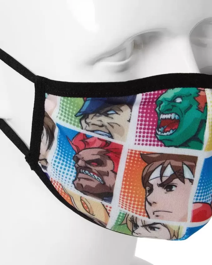 GIOCATORE DI STREET FIGHTER ADULTO SELEZIONA LA COPERTURA FACCIALE ADATTABILE GIOCATORE DI STREET FIGHTER ADULTO SELEZIONA LA COPERTURA FACCIALE ADATTABILE