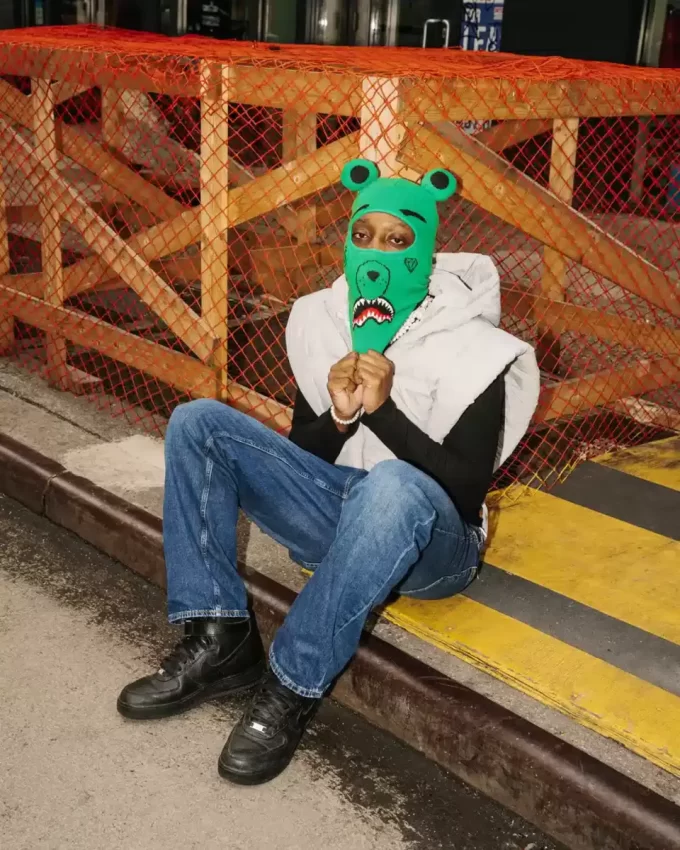 LA VERA MASCHERA DA PASSEGGIO MONEY BEAR