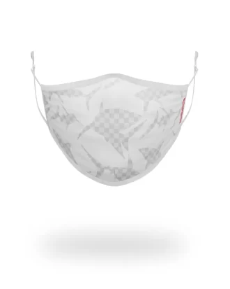 MASCHERA A QUADRI DI SQUALO (BIANCO)