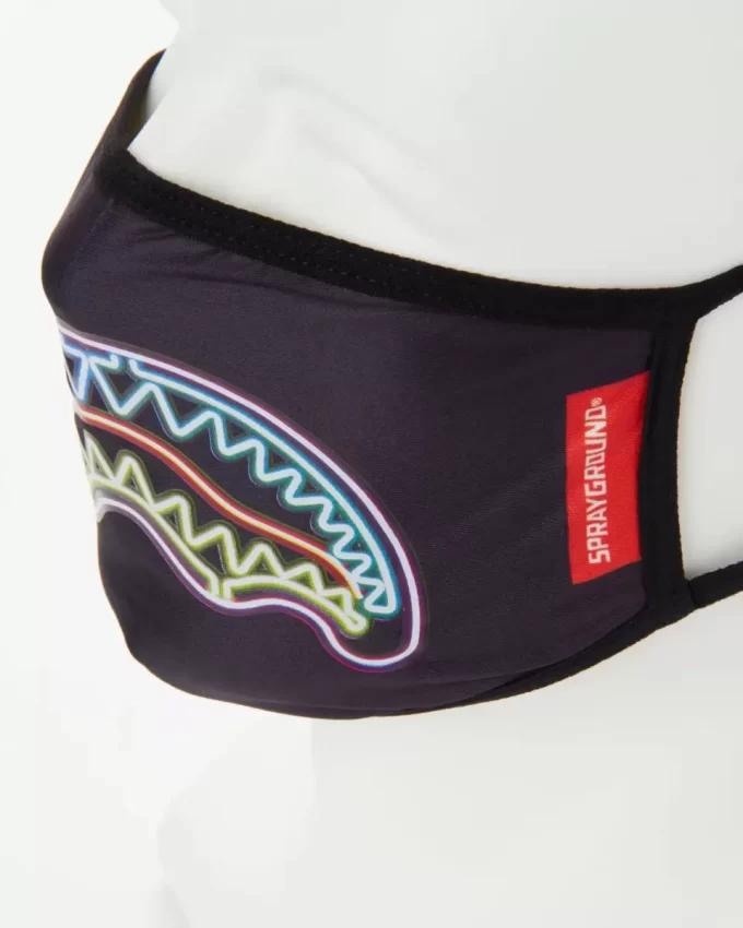 MASCHERA ADERENTE NEON SHARK