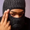 MASCHERA DA PASSEGGIO CASHIN CHECKS (GRIGIA)