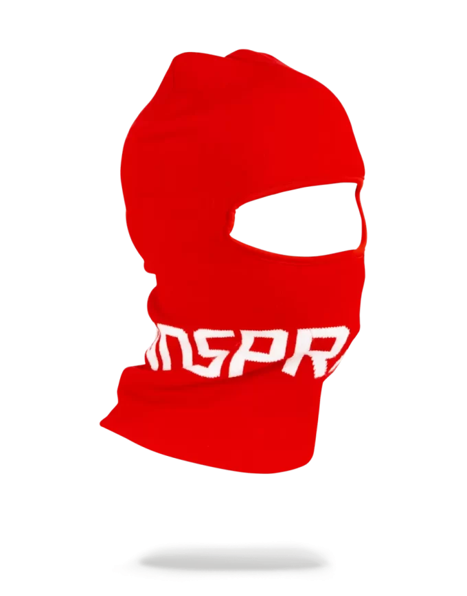 MASCHERA DA SCI CON LOGO SPRAYGROUND ROSSO MASCHERA DA SCI CON LOGO SPRAYGROUND ROSSO