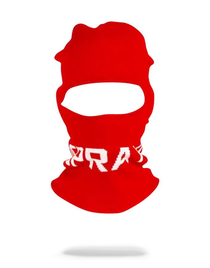 MASCHERA DA SCI CON LOGO SPRAYGROUND ROSSO MASCHERA DA SCI CON LOGO SPRAYGROUND ROSSO