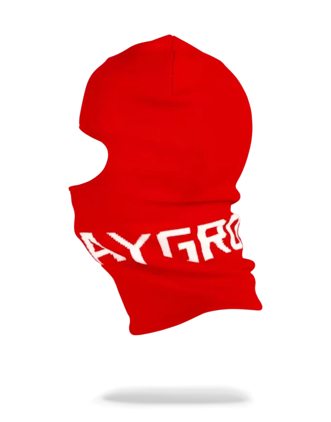 MASCHERA DA SCI CON LOGO SPRAYGROUND ROSSO MASCHERA DA SCI CON LOGO SPRAYGROUND ROSSO
