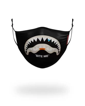 MASCHERA IN POLIESTERE BITE ME SHARK (NERO)