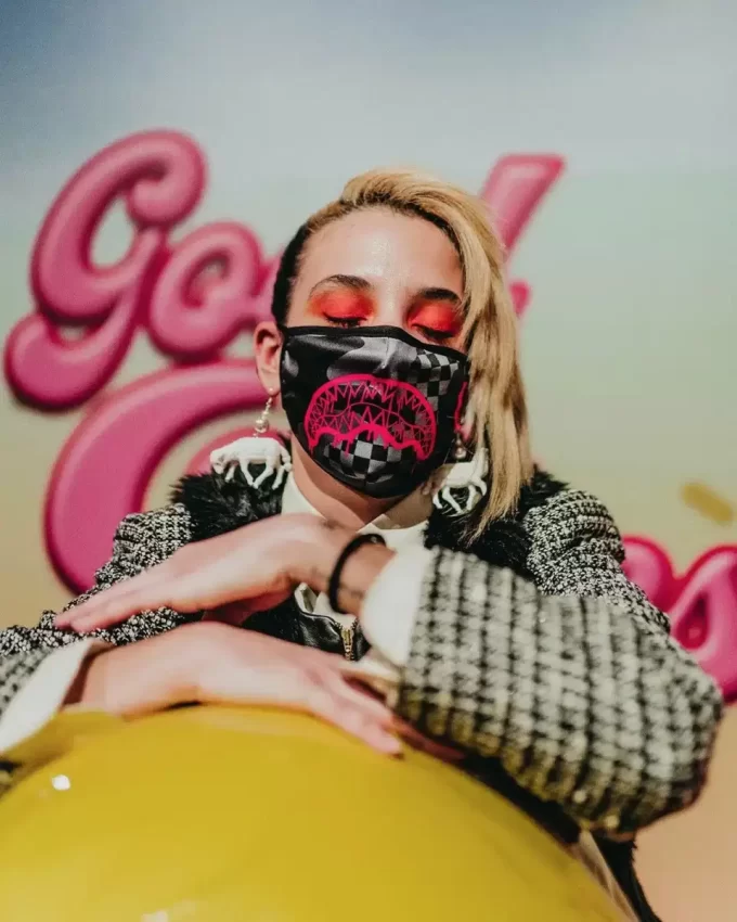 MASCHERA VISO ROSA 3AM DRIP MASCHERA VISO ROSA 3AM DRIP