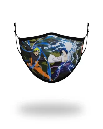 MASCHERINA ADEGUATA PER ADULTI NARUTO VS SASUKE