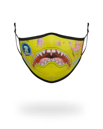 MASCHERINA ADEGUATA PER ADULTI SPONGEBOB JAPAN SHARK