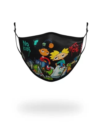 Mascherina aderente per adulti Hey Arnold Money Stacks