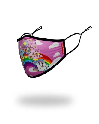 MASCHERINA ADERENTE PER BAMBINI: RAINBOW BOUNCE