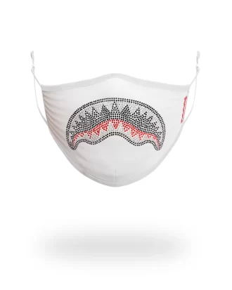 MASCHERINA IN POLIESTERE TRINITY DIAMOND SHARK (BIANCO)