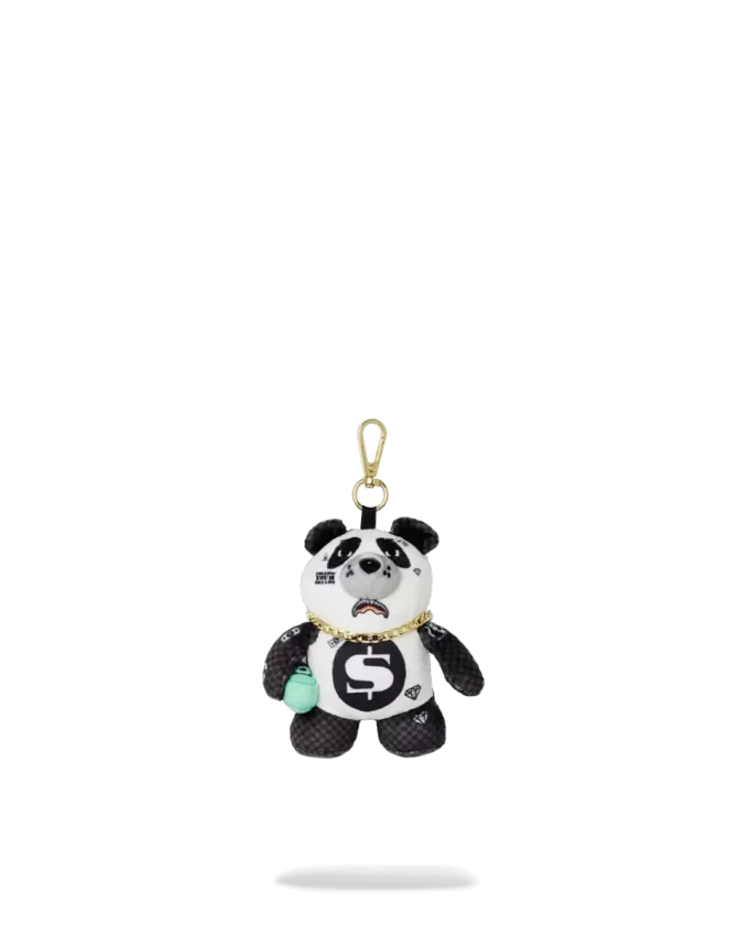 PORTACHIAVI CON MASCHERA DA SCI PANDA E ORSO