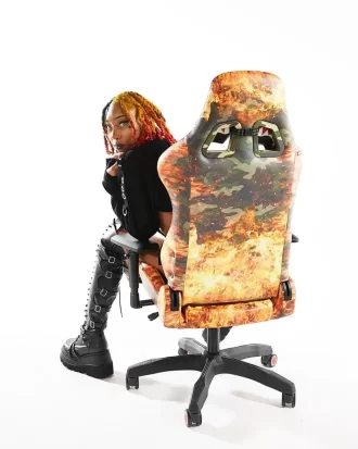 SEDIA DA GAMING FIRE Camo – SUPER RARA