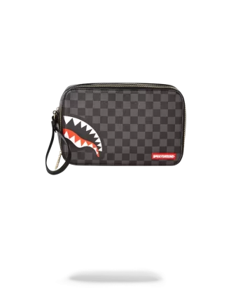 SHARKS IN PARIS (EDIZIONE A QUADRI NERI) ARTICOLI DA TOELETTATURA ANCHE COME MONEY BAGS