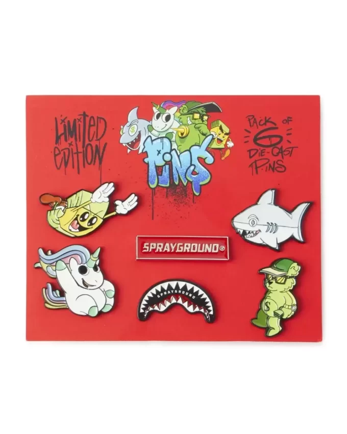 SPRAYGROUND PIN PACK (set da 6 pin) SPRAYGROUND PIN PACK (set da 6 pin)