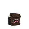 SQUALI DENTI DI SEGA NELLA BORSA MESSENGER DI PARIGI SQUALI DENTI DI SEGA NELLA BORSA MESSENGER DI PARIGI