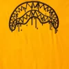 T-SHIRT CON STAMPA GRAFICA GARFIELD CAT STRATCH (ARANCIONE)