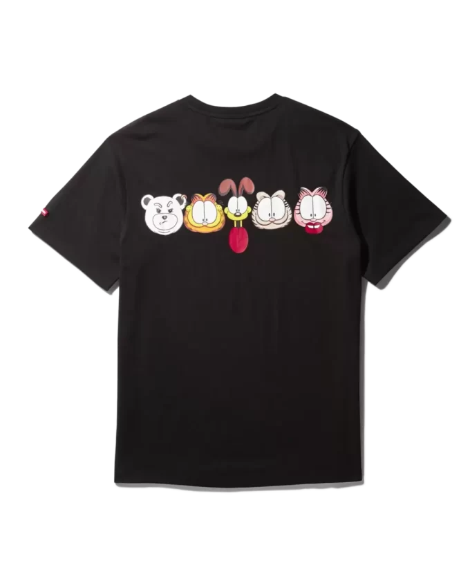 T-SHIRT GRAFICA GARFIELD (NERA)