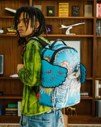 ZAINO WING UFFICIALE DI BASQUIAT SENZA TITOLO (ANGELO CADUTO) 1981 (DLXV)